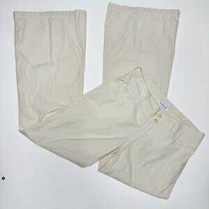 Abercrombie & Fitch Vintage Low Rise Flare Cotton Stripe Summer Pants Size 4
